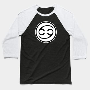 ZODIAC SERIES: CANCER (BLACK & WHITE) Baseball T-Shirt